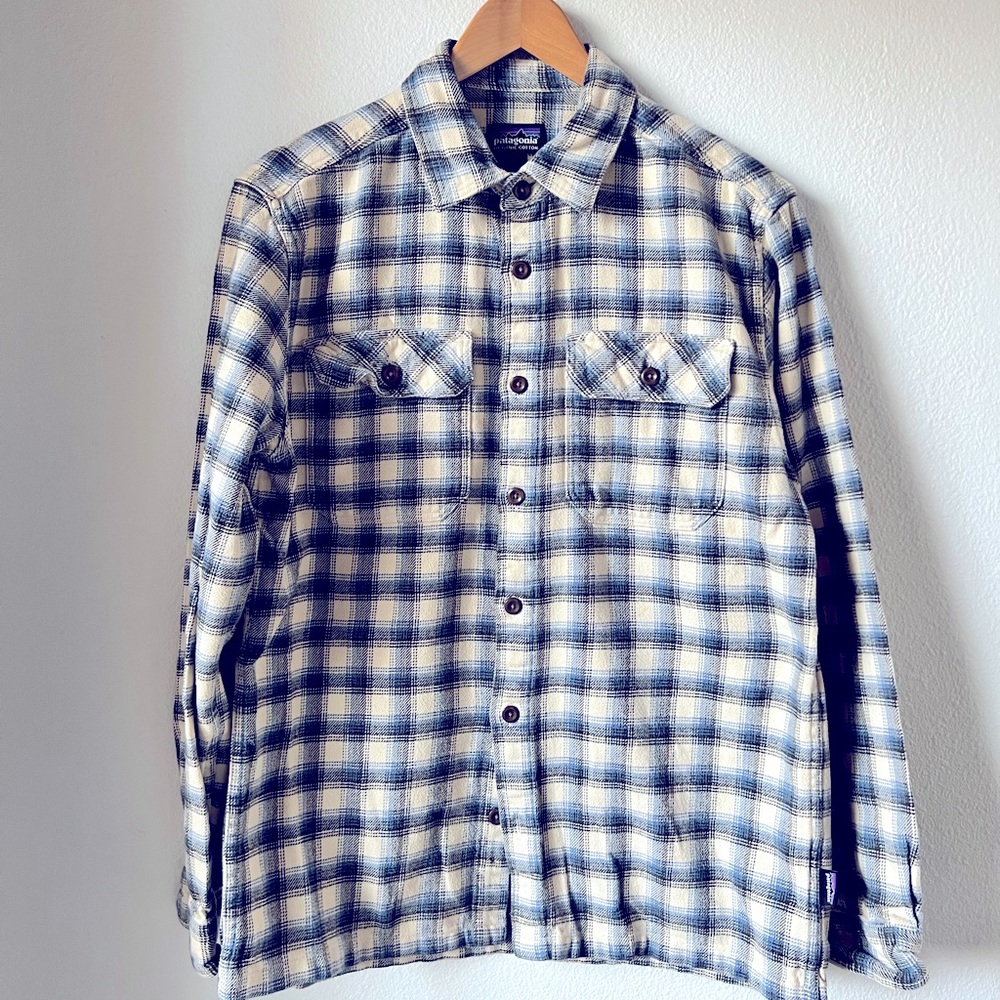 Men's Long-Sleeved Organic Cotton Midweight Fjord Flannel Shirt